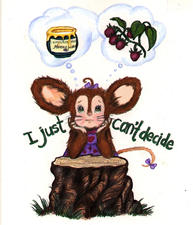 Melissa Mouse trys to decide.